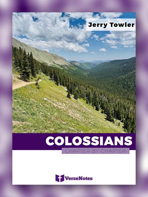 Colossians Chapter By Chapter guide cover